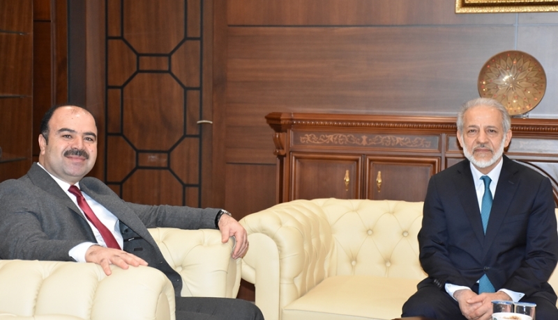 Başkan Çiftçi ve Emniyet Müdürü Tipioğlu’ndan Rektör Çelik’e Ziyaret