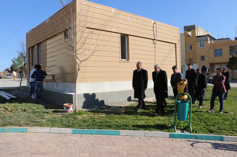 Başkan Demirkol, Devteşti Muhtar Evi İnşaatını İnceledi