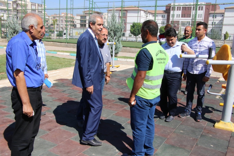 Başkan Demirkol İmam Bakır Mahallesinde Çalışmaları Denetledi