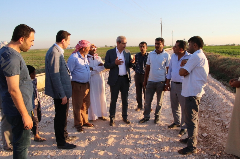 Başkan Demirkol Yazılıkavak’taki Yol Çalışmalarını Denetledi