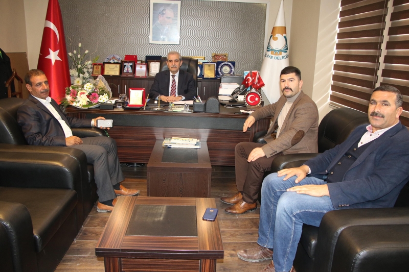 Başkan Demirkol'a Muhtarlar'dan Teşekkür Ziyareti