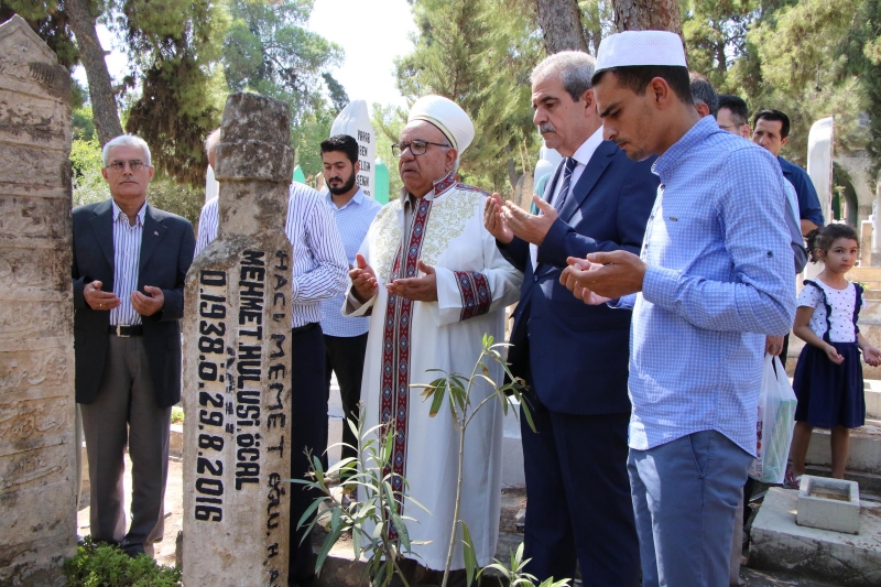 Başkan Demirkol'dan Merhum öcal'a Vefa örneği