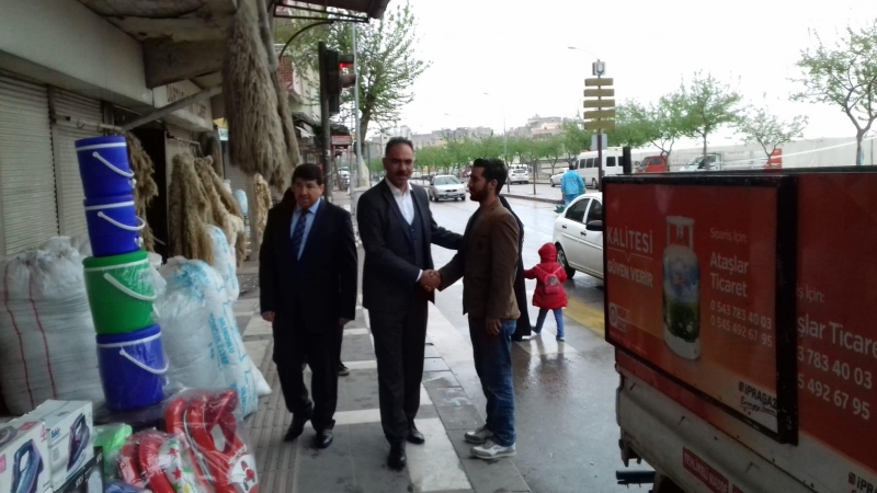 Başkan Kuş Erken Saatte Esnaf Ziyaretinde