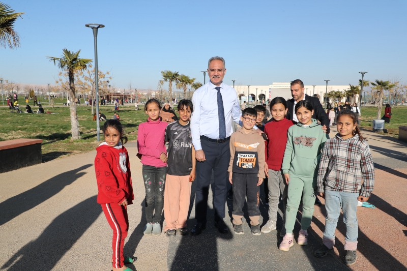 Başkan Kuş Eyyübiye Millet Bahçesi’nde Halkla Buluştu