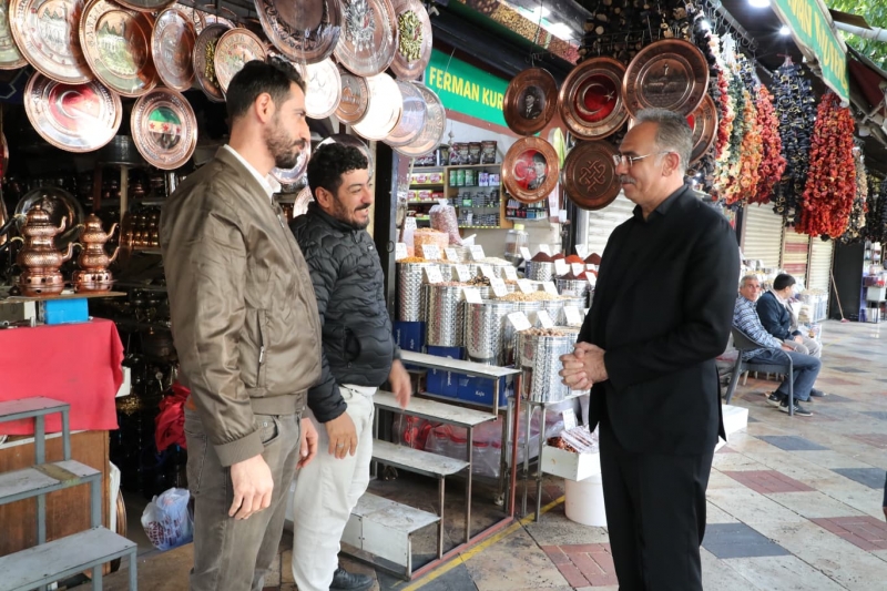 Başkan Kuş Haftaya Esnaf Ziyaretiyle Başladı