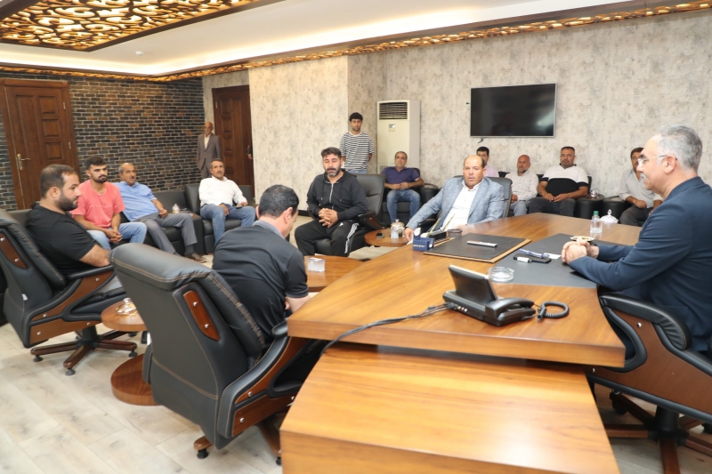 Başkan Mehmet Kuş Muhtarlar ve Vatandaşları Ağırladı