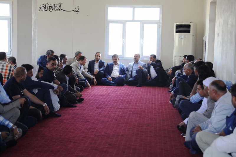 Başkan Nihat Çiftçi 24 Haziran Çalışmalarını Ceylanpınar da Sürdürdü