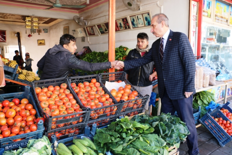 BAŞKAN YALÇINKAYA YENİ HAFTAYA ESNAF ZİYARETLERİYLE BAŞLADI