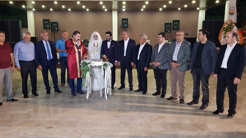 Başkan Yıldız Çiftçi Ve Koç Ailelerinin Düğün Törenine Katıldı