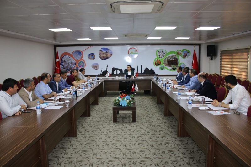 Başkan Yıldız İlçe Başkanlarıyla Bir Araya Geldi