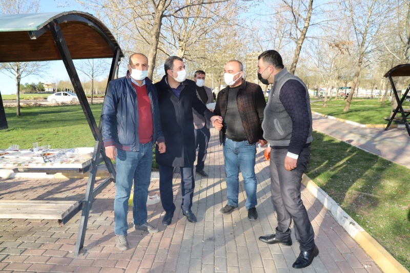 Baydilli mesire alanında vatandaşlarla buluştu