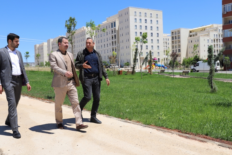 Baydilli Seyrantepe’deki yeni parkı inceledi