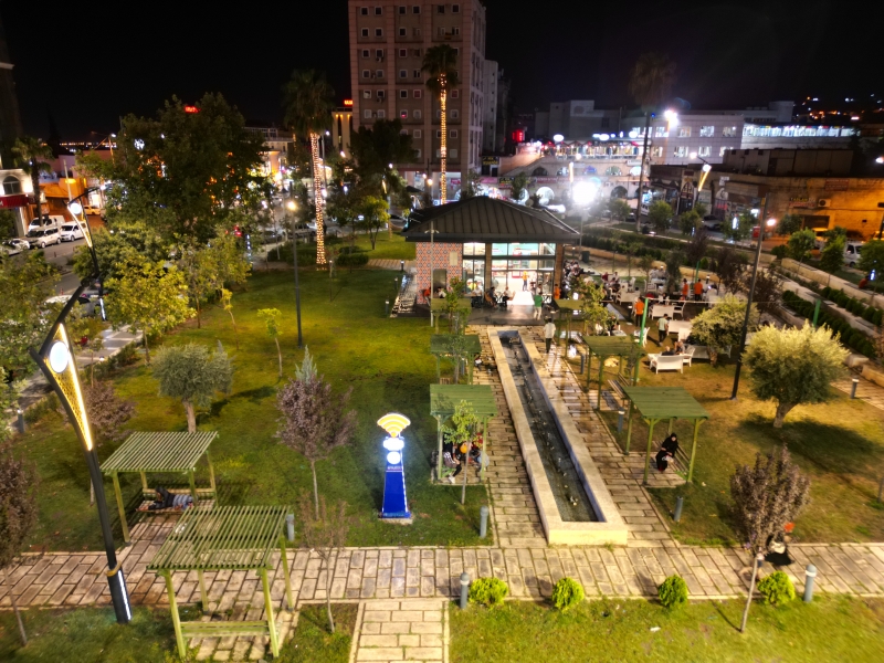 BELEDİYE BAHÇESİ VATANDAŞLARIN NEFES ALACAĞI BİR MEKÂN OLDU