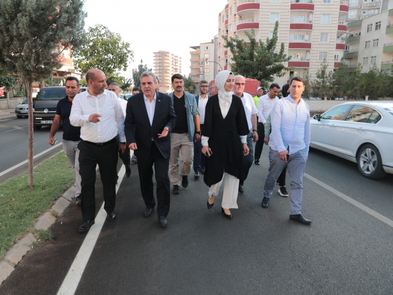 Beyazgül Siverek’te temaslarda bulundu