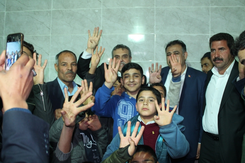 Beyazgül'e Eyyübiye'de Coşkulu Miting