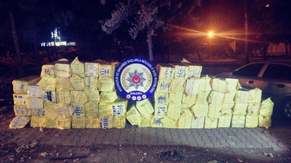 Şanlıurfa’da kaçak sigara operasyonu