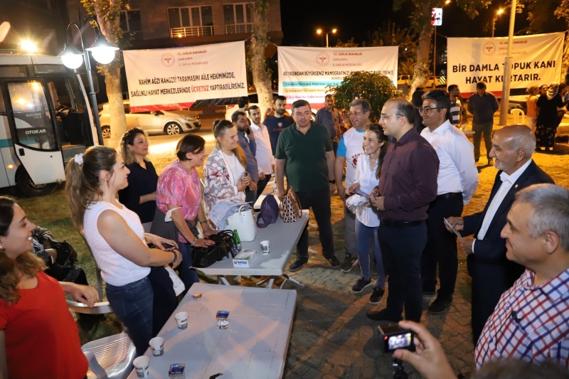 Birecik'te Sağlık Sokağı Kuruldu.