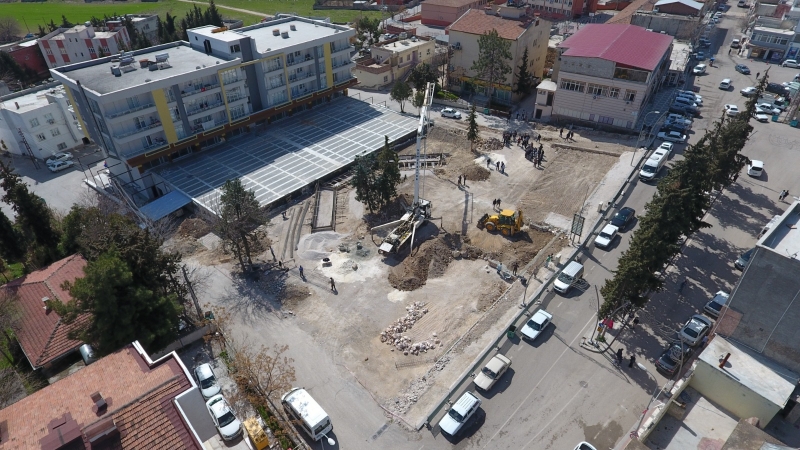 BOZOVA KENT MEYDANININ TEMELİ ATILDI