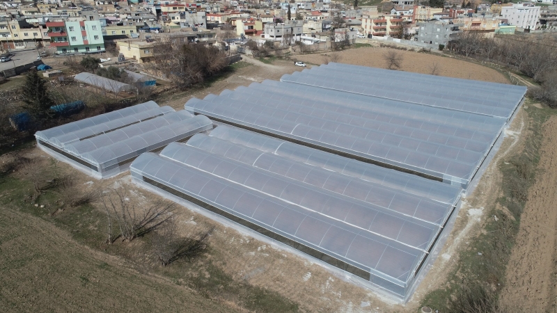 BOZOVA'DA 6 DÖNÜMLÜK SERA ÜRETİME KATKI SUNACAK