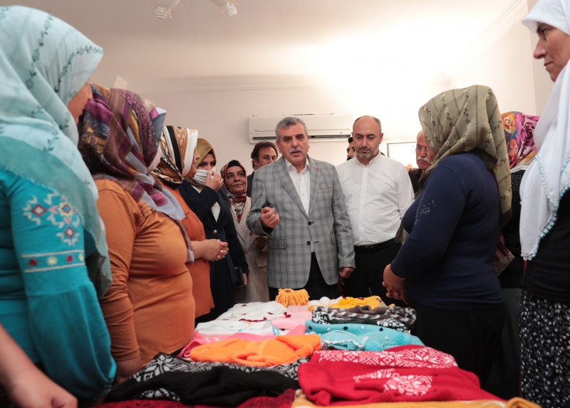 Bozovalı kadınların ev ekonomilerine destek olmalarının önü açılıyor.