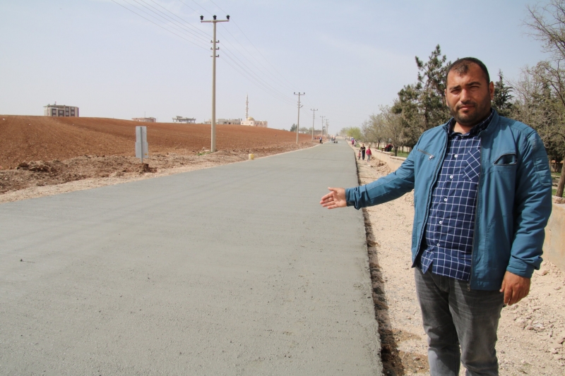 Bozova’ya Tarihinde İlk Kez Beton Yol