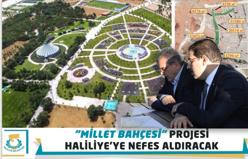 BU PROJE İLE HALİLİYE NEFES ALACAK