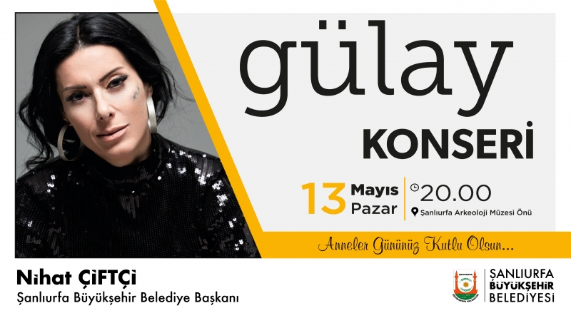 Büyükşehir, Anneler Gününde Gülay Konseri Düzenliyor