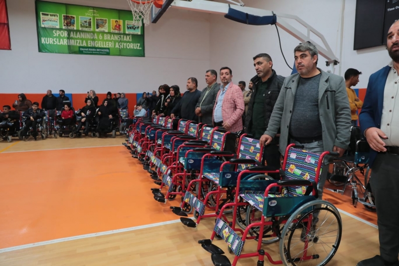 BÜYÜKŞEHİR BELEDİYESİ ENGELLİLERİN YÜREĞİNE DOKUNMAYA DEVAM EDİYOR