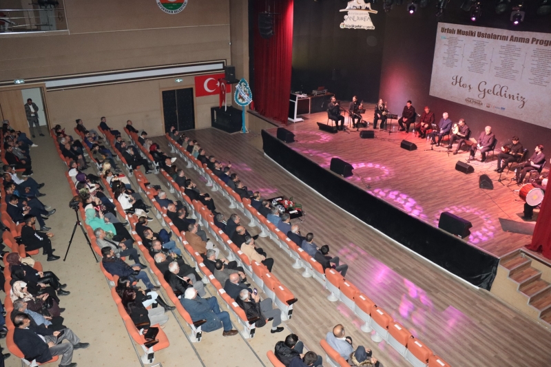 BÜYÜKŞEHİR BELEDİYESİ, ŞANLIURFA'NIN UNUTULMAZ MUSİKİ USTALARINI ANDI