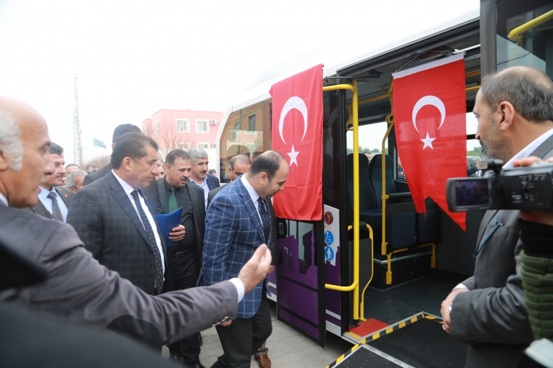 BÜYÜKŞEHİR İLE CEYLANPINARDA KONFORLU ULAŞIM DÖNEMİ BAŞLADI