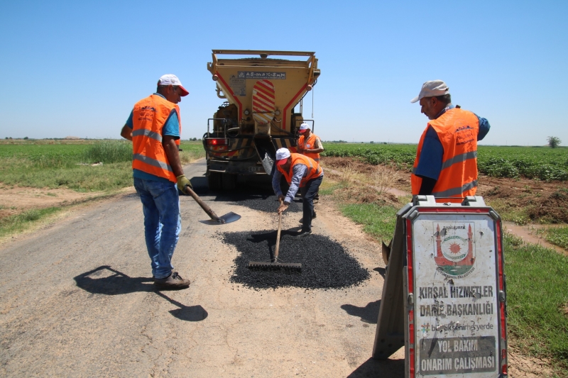 BÜYÜKŞEHİR, KIRSAL YOLLARDA ÇALIŞMALARINI ARTTIRDI