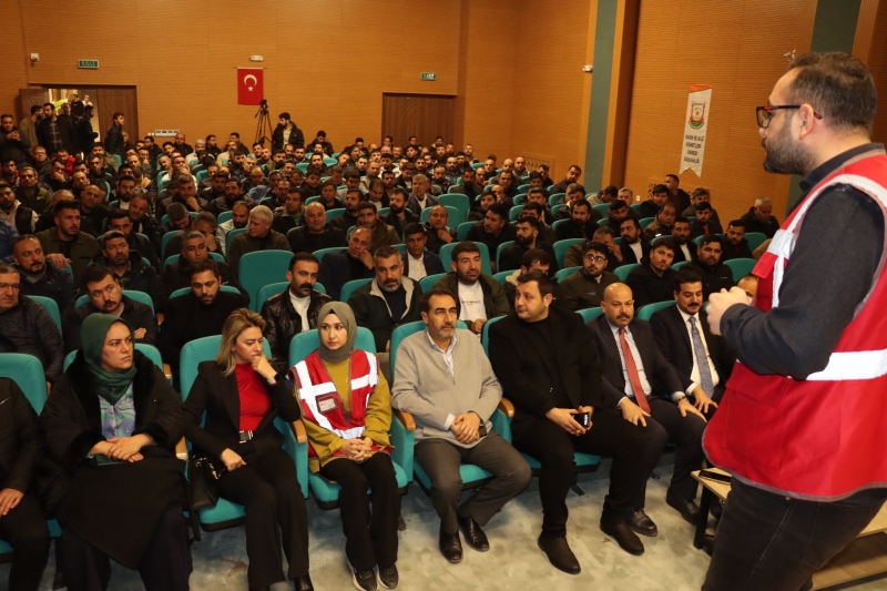 BÜYÜKŞEHİR PERSONELİNE İŞ SAĞLIĞI VE GÜVENLİĞİ EĞİTİMİ