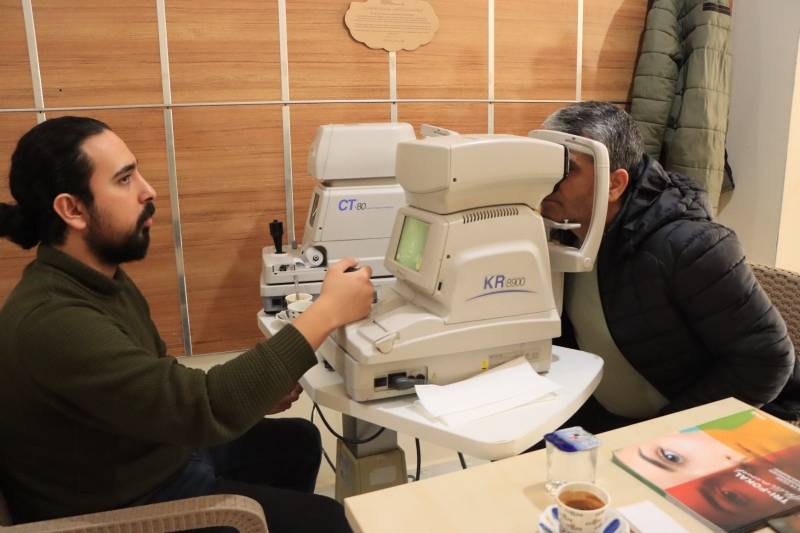 BÜYÜKŞEHİR PERSONELLERİNE GÖZ TARAMASI