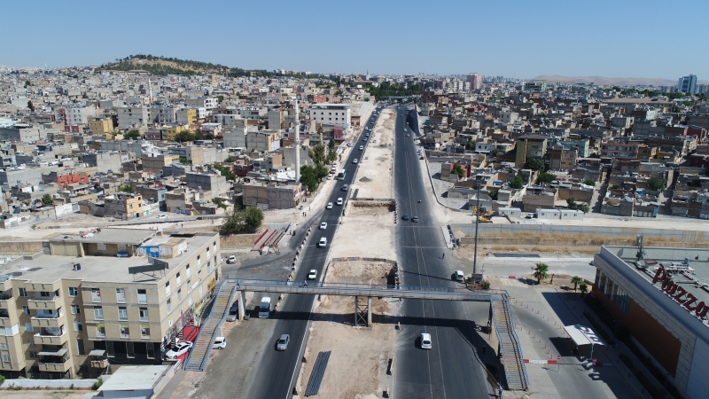 BÜYÜKŞEHİR VİYADÜĞÜN YAPIMINA BAŞLADI