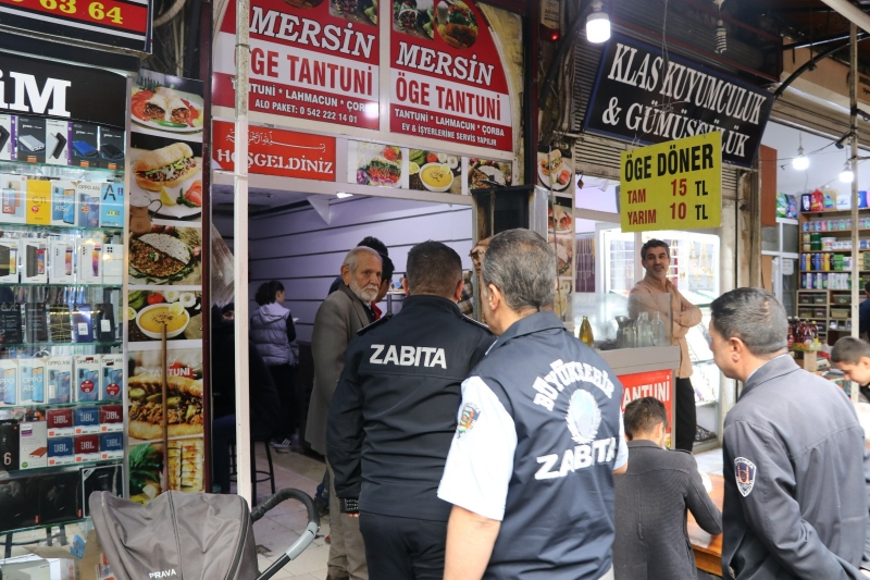 BÜYÜKŞEHİR ZABITA’DAN DENETİM