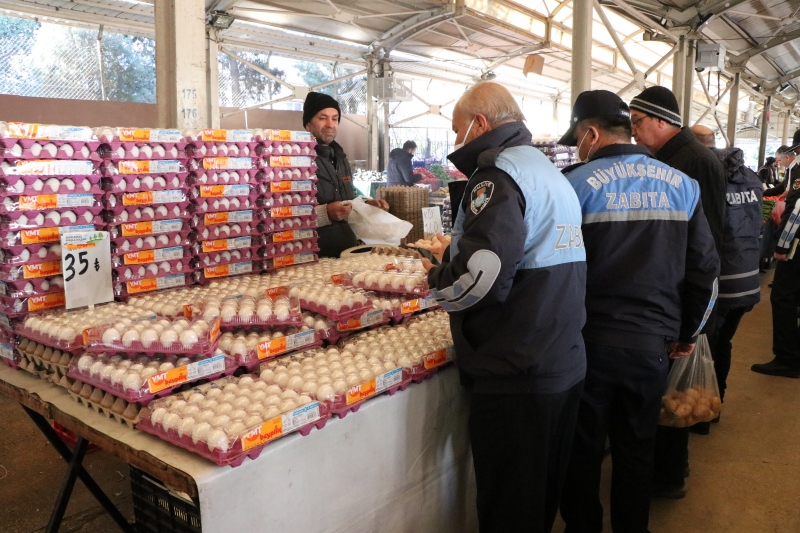 BÜYÜKŞEHİR ZABITADAN ÇAY, KAHYE VE SEMT PAZARINDA FİYAT DENETİMİ