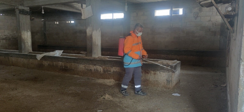 BÜYÜKŞEHİR’DEN BİRECİK İLÇESİNDE VEKTÖRLE MÜCADELE ÇALIŞMASI