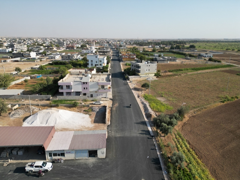 BÜYÜKŞEHİR’DEN CEYLANPINAR’DA ASFALT ATAĞI