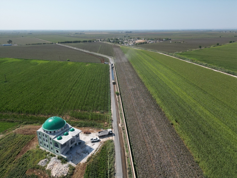 BÜYÜKŞEHİR’DEN EYYÜBİYE KIRSALINDA SATHİ ASFALT ÇALIŞMASI