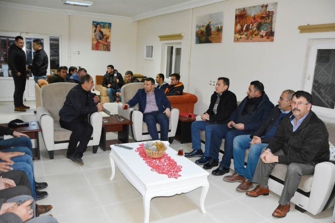 Kaymakamı Ömer Çimşit BOTAŞ İstasyon Şefliğini ziyaret Etti