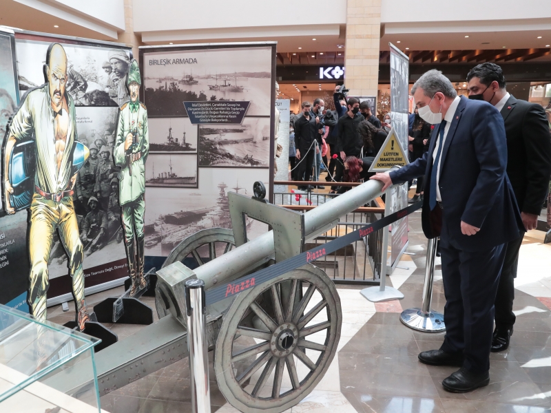 ÇANAKKALE RUHU GERÇEK MATERYALLERLE ŞANLIURFA’YA TAŞINDI