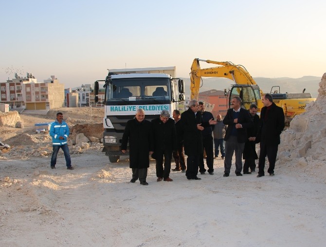 Haliliye’de yeni yol çalışmaları sürüyor