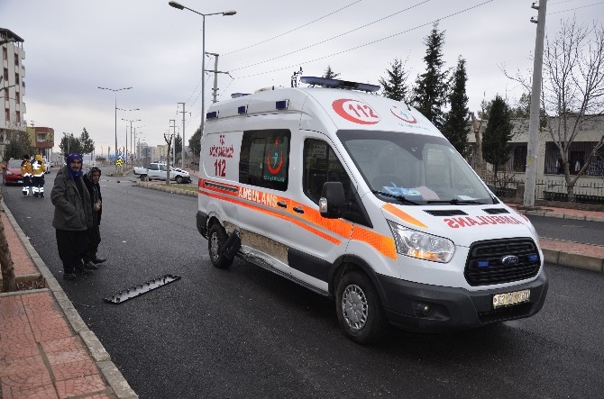 Hasta almaya giden ambulans kaza yaptı