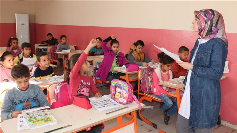 Ceylanpınar'da telafi eğitimi ara tatilde devam ediyor