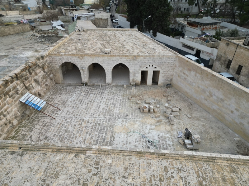 ÇUBUKÇU HANI RESTORASYON ÇALIŞMASINDA SONA GELİNDİ