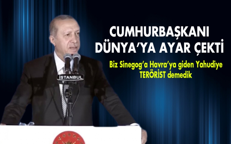 Cumhurbaşkanı Erdoğan: 'İbadetini yapana terörist diyemezsiniz'