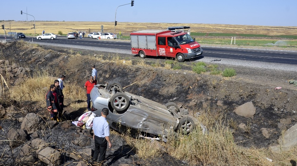 Uzman çavuş kazada yaralandı