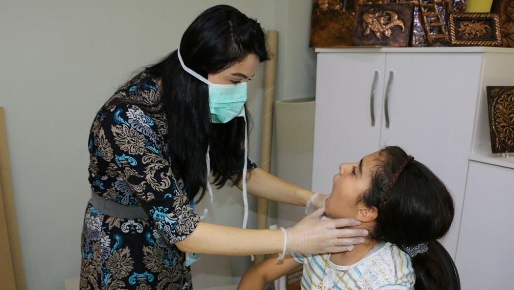 Engellilere ağız ve diş sağlığı taraması yapıldı