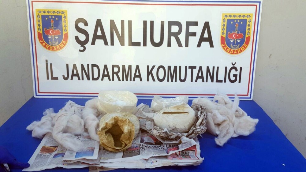 Şanlıurfa’da uyuşturucu madde ve silah ele geçirildi