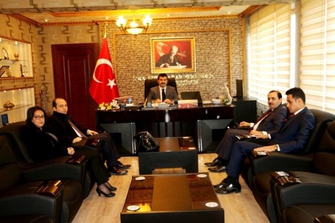 Başsavcı Uğurhan Kuş Kaymakam Yosunkaya’yı ziyaret etti